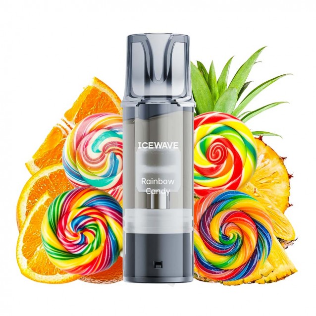 Cartus Icewave E1 Pod 2ml 20mg Rainbow Candy