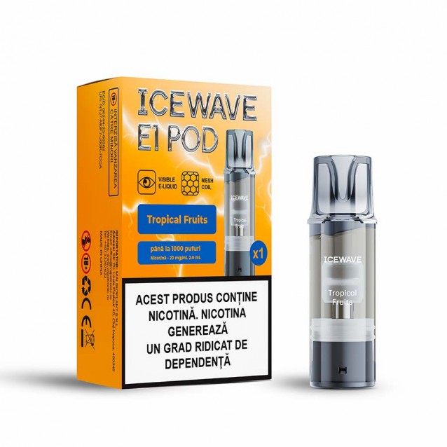 Cartus Icewave E1 Pod 2ml 20mg Tropical Fruits