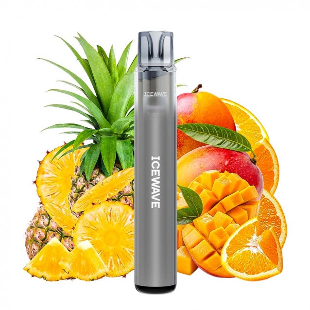 Kit Icewave E1 Dark Grey 1000 pufuri Tropical Fruits 2ml 20mg