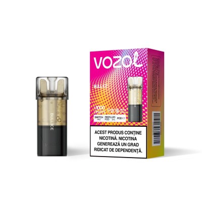 Cartus cu nicotina Vozol Switch Pro 1000 Pufuri Aroma Bull Ice Single Pod