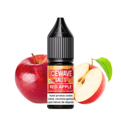 Lichid Vape Icewave Salt Red Apple 10ml 20 mg