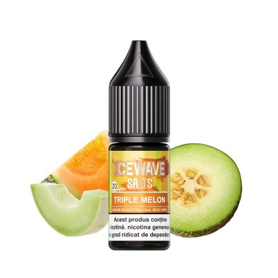 Lichid Vape Icewave Salt Triple Melon 10ml 20 mg