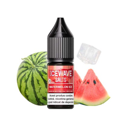 Lichid Vape Icewave Salt Watermelon Ice 10ml 20 mg