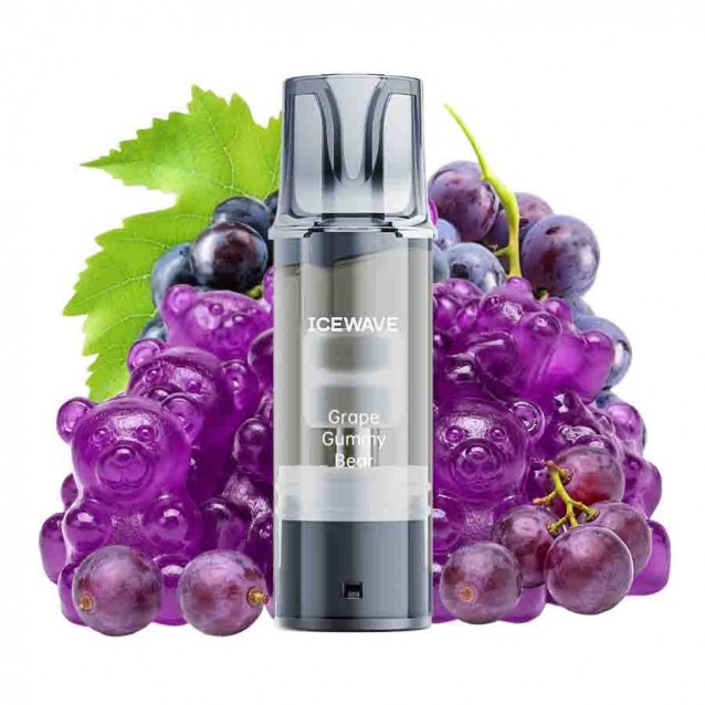 Cartus Vape Icewave E1 Pod Grape Gummy Bear 2ml 20mg