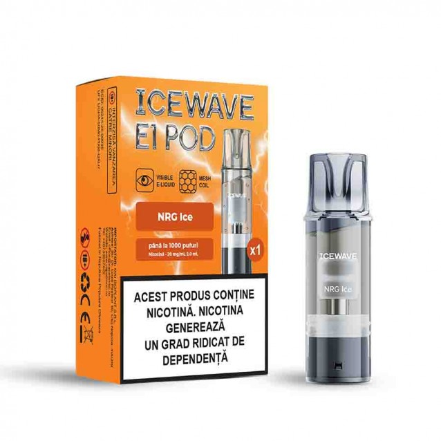 Cartus Vape Icewave E1 Pod NRG Ice 2ml 20mg