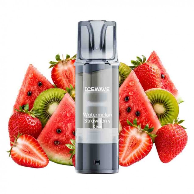 Cartus Vape Icewave E1 Pod Watermelon Strawberry Kiwi 2ml 20mg