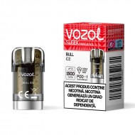 Cartus cu nicotina Vozol SLEEK Bull Ice 1500 de pufuri
