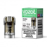 Cartus cu nicotina Vozol SLEEK Double Apple 1500 de pufuri