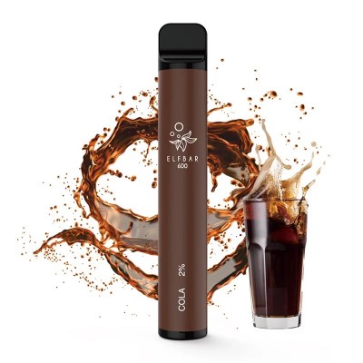 Tigara electronica cu nicotina Elf Bar 600 pufuri- aroma Cola