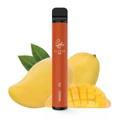 Tigara electronica cu nicotina Elf Bar 600 pufuri- aroma Mango