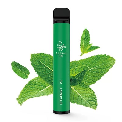 Tigara electronica cu nicotina Elf Bar 600 pufuri- aroma Spearmint