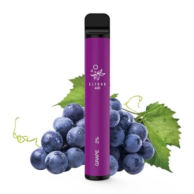 Tigara electronica cu nicotina Elf Bar 600 pufuri- aroma Grape