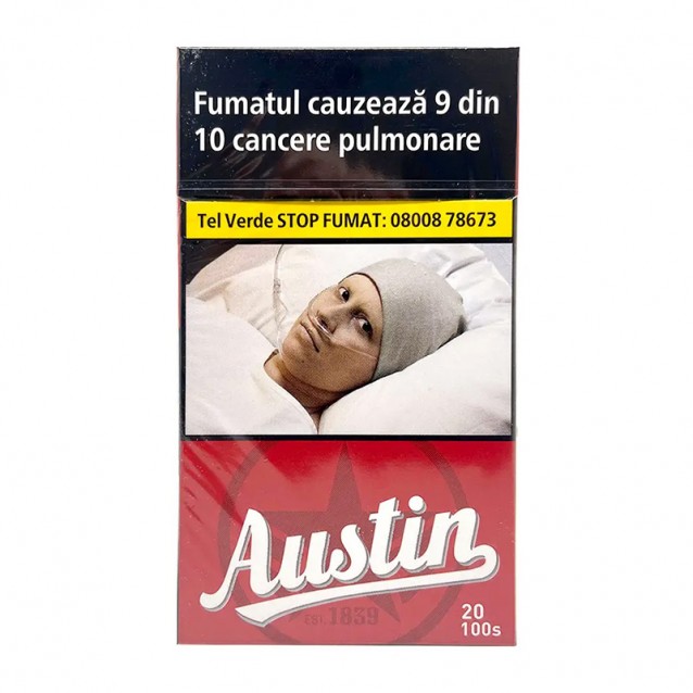 Tigari Austin Red 100s - 10 Pachete