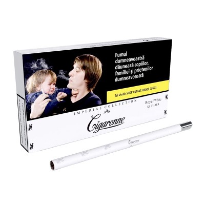 Cartus Tigari Cigaronne Royal XL Filter White