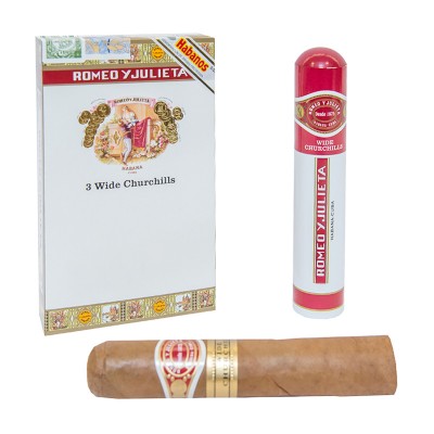 Trabuc Romeo Y Julieta Wide Churchills - 3 Buc Tub
