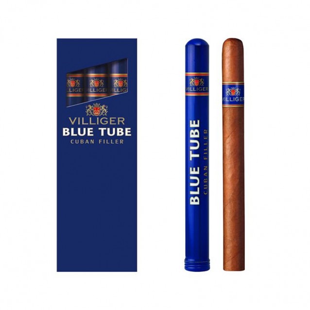 Trabucuri Villiger Blue Tube Cuban Filler 3 Buc.
