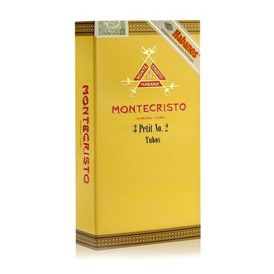 Cutie Trabucuri Montecristo Petit No.2 - 3 buc in tub