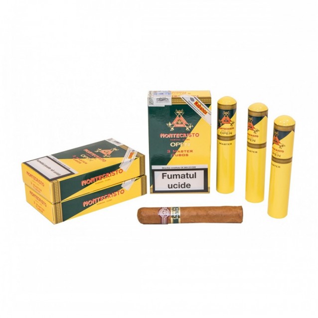 Trabuc Montecristo Master Tubos - 3 Buc