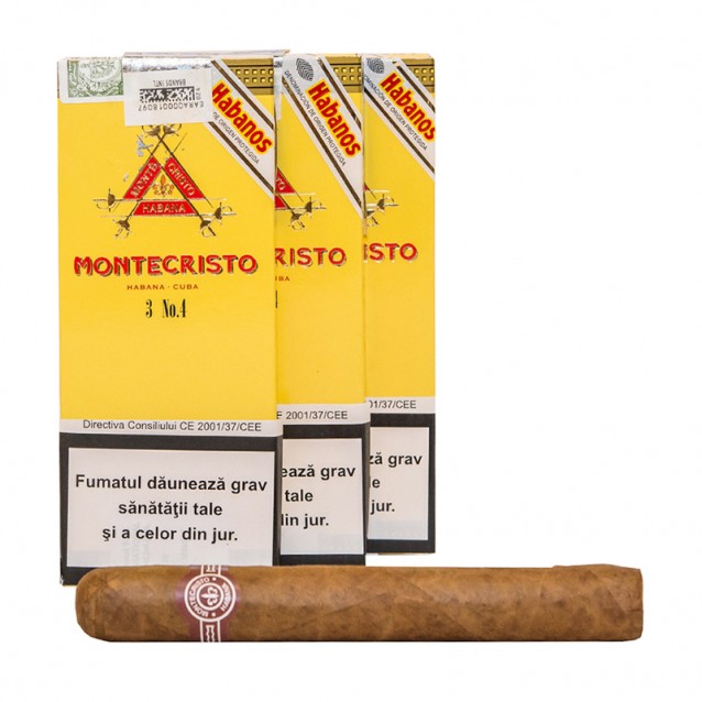 Trabuc Montecristo No.4 - 3 Buc