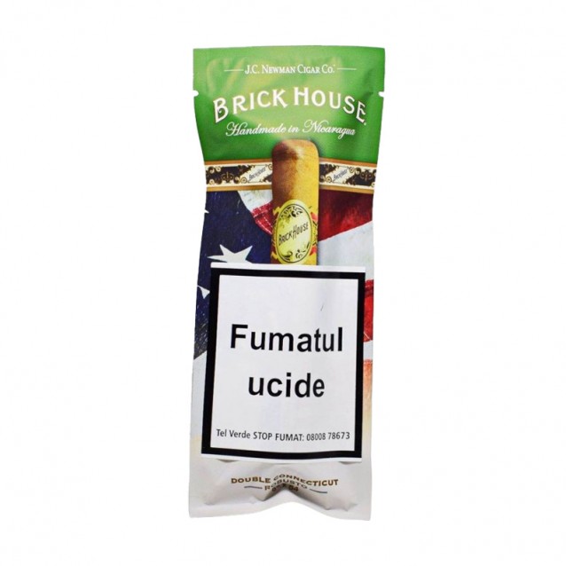 Trabuc Brick House Robusto Double Connecticut, Fresh Pack 1 bucată – magazin trabucuri