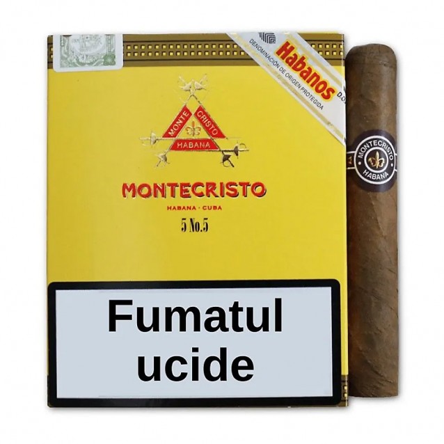 Trabuc Montecristo No.5 - 5 Buc