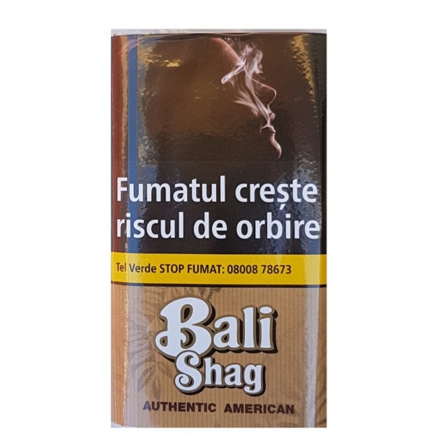 Tutun de rulat Bali Shag Authentic American 35G + foite