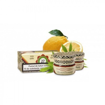 Tutun de narghilea Tuffahtain 40 gr Lemon Hemp (Lamaie si canepa) NO. 27