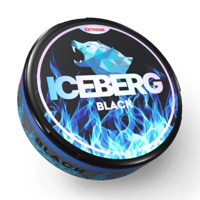 Pouch cu nicotina ICEBERG Black