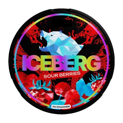 Pouch cu nicotina ICEBERG Sour Berries