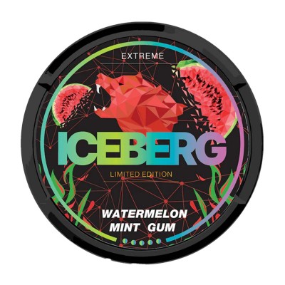 Pouch cu nicotina ICEBERG Watermelon Mint Gum