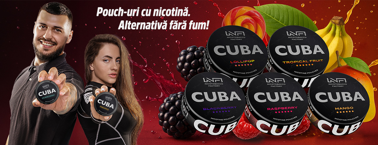 Pouch-uri cu nicotina Cuba Pouch-uri cu nicotina Cuba